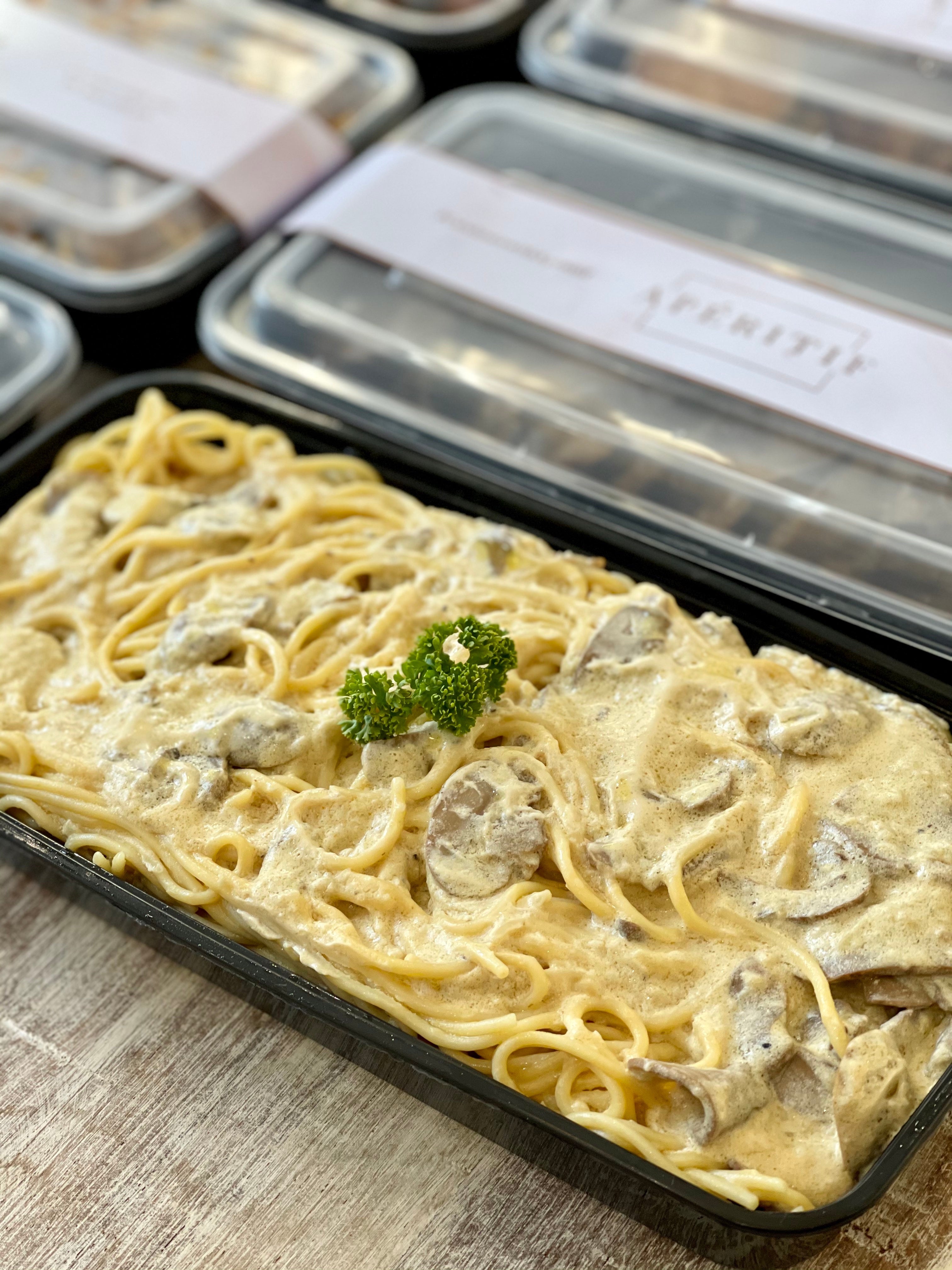 Truffle Pasta Tossed On Cheese Wheel